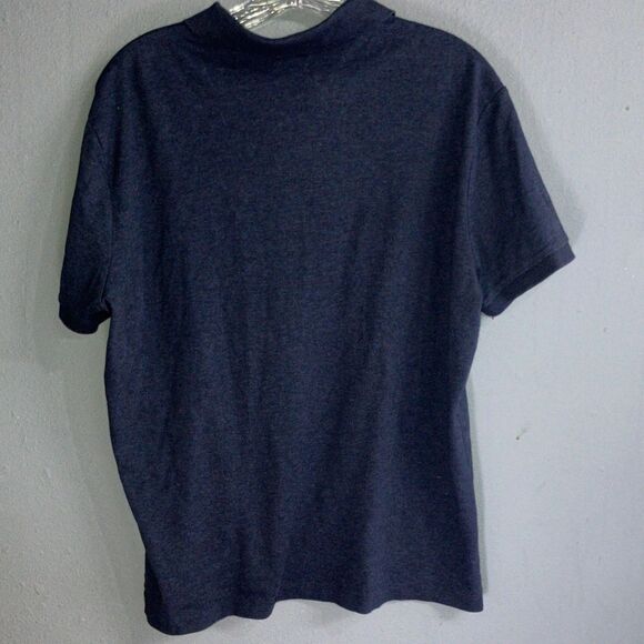 Polo by Ralph Lauren Custom slim fit Dark Blue Polo Shirt Mens Large 744 - Picture 7 of 9